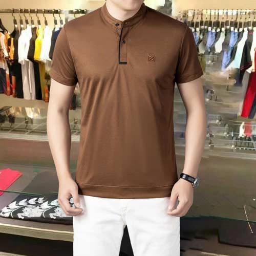 杰尼亚男士上等定制polo衫